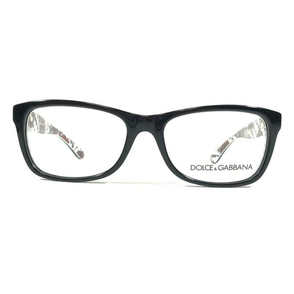 Dolce & Gabbana DG3231 2976 Eyeglasses Frames Black Red White Square 48-15-130 - Picture 1 of 10